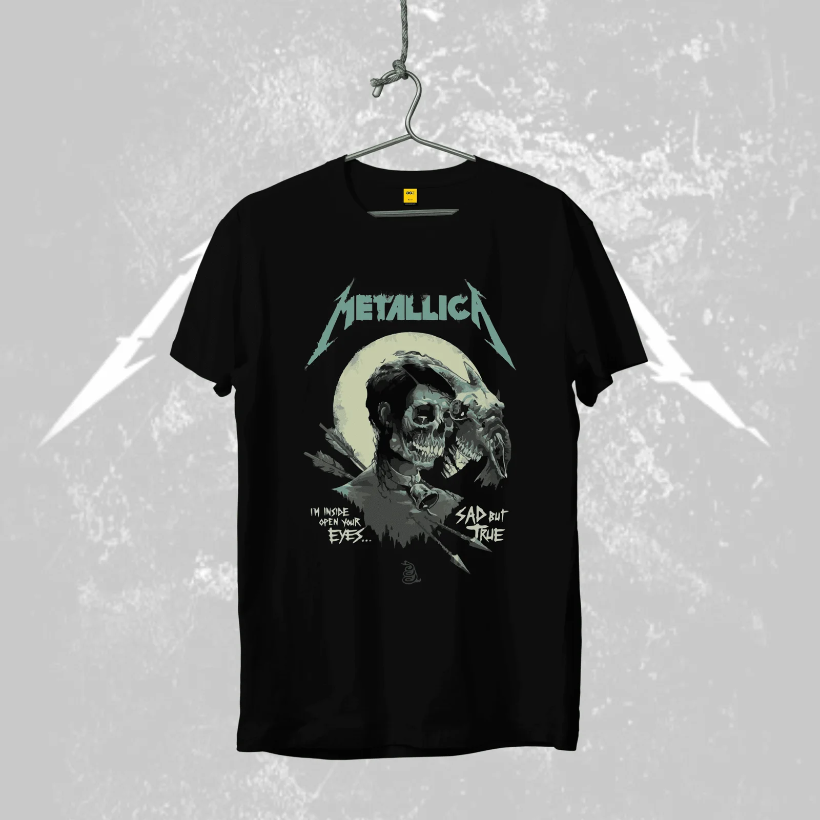 Half Sleeves T Shirt (Metallica)